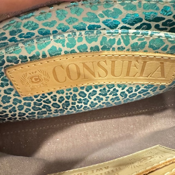 Consuela Midtown Keanu Gray Leather Crossbody Bag  NWT 9x6.25x2.5 - Picture 7 of 16